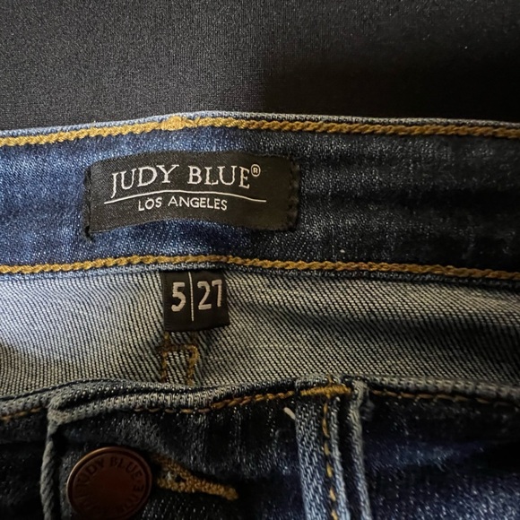 JUDY BLUE CLASSIC SLIM FIT JEANS  MEDIUM BLUE. GREAT CONDITION SIZE 5/27 - Picture 16 of 16